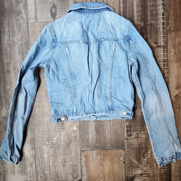 American Eagle Outfitters crap jean jacket Size Small - Picture 4 of 7